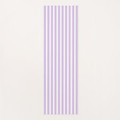 Tapis De Yoga Yoga Mat - Lilac Stripe Patterns (Devant)