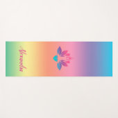 Tapis De Yoga Yoga Mat monogramme (Devant (Horizontal))