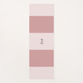 Tapis De Yoga Yoga Mat - Personalised Pink Stripes Pattern (Devant)