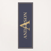 Tapis De Yoga Yoga Mat - Personnaliser Monogramme Nom Lilac (Devant)