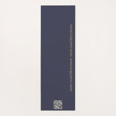Tapis De Yoga Yoga Mat - Personnaliser Monogramme Nom Lilac (Dos)