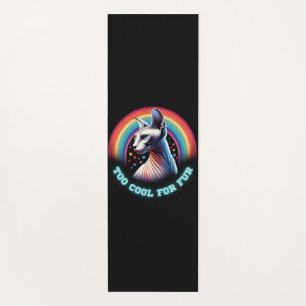 Tapis De Yoga Yoga Mat Sphynx Chat Trop Cool pour fourrure