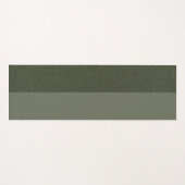 Tapis De Yoga Yoga Mat vert mousse à deux tons (Devant (Horizontal))