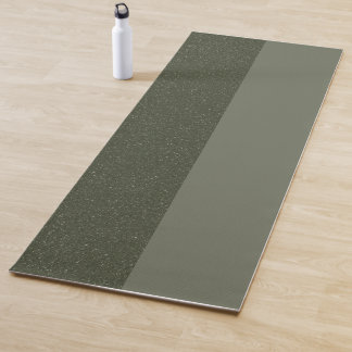 Tapis De Yoga Yoga Mat vert mousse à deux tons