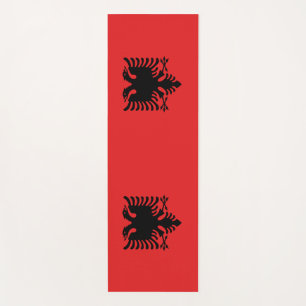 Tapis De Yoga Yoga Mats avec drapeau d'Albanie