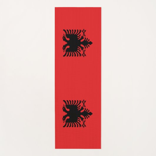 Tapis De Yoga Yoga Mats avec drapeau d'Albanie (Devant)