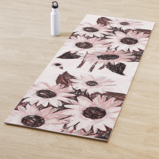 Tapis De Yoga Yoga Mats Floral (En situation)