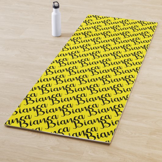 Tapis De Yoga Yoga Mats jaune (En situation)