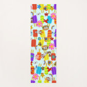 Tapis De Yoga Yoga Mats Yoga Crème glacée Hamburger Espaces (Devant)