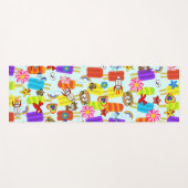 Tapis De Yoga Yoga Mats Yoga Crème glacée Hamburger Espaces (Devant (Horizontal))