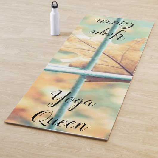 Tapis De Yoga Yoga Mats Yoga Feuilles (En situation)
