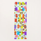 Tapis De Yoga Yoga Mats Yoga Rose Pigs Polkadot (Dos)