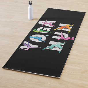 Tapis De Yoga YOGA MUM, personnalisation Nom Yoga Mat
