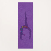 Tapis De Yoga Yoga Pose Yoga à une jambe - 09violet (Devant)