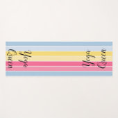 Tapis de Yoga Yoga Queen Rayé (Devant (Horizontal))