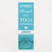 Tapis De Yoga Yoga relaxant personnalisé | Devis d'exercice (Devant)