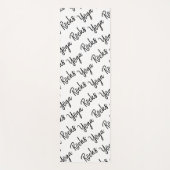 Tapis De Yoga Yoga Rocks Blanc & Noir Yoga Mat (Devant)
