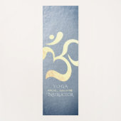 Tapis De Yoga Yoga Studio Méditation Instructeur Vie Coach OM (Devant)