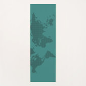 Tapis De Yoga Yoga sur le toit du monde, jade (Devant)