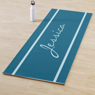 Tapis De Yoga Yoga turquoise personnalisé