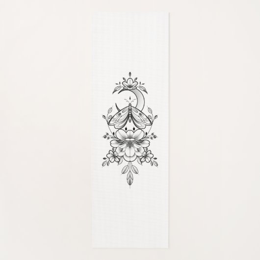 Tapis De Yoga Yogamate personnalisable avec design de fleurs (Devant)