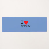 Tapis De Yoga Yogamatte j'aime Frenchy (Dos (Horizontal))