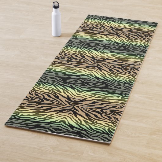Tapis De Yoga Zèbres dans la forêt (En situation)