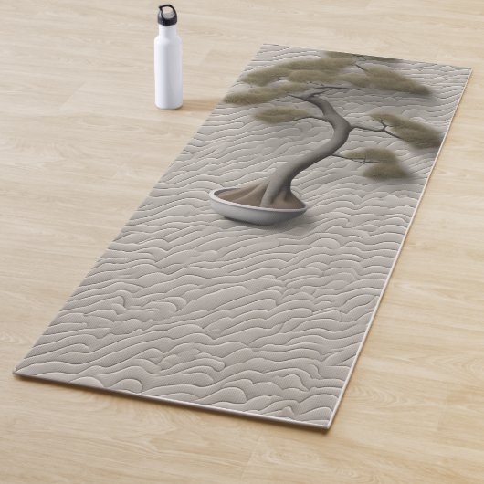 Tapis de Yoga Zen Bonsaï – Tapis à Texture 3D Mini (En situation)