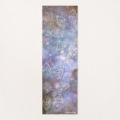 Tapis De Yoga Zen de l'univers de Mandala bleu (Devant)