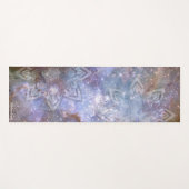 Tapis De Yoga Zen de l'univers de Mandala bleu (Devant (Horizontal))