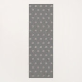 Tapis De Yoga Zen Om symbole motif gris (Dos)