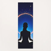 Tapis De Yoga Zen Under Stars: Cosmic Meditation (Devant)