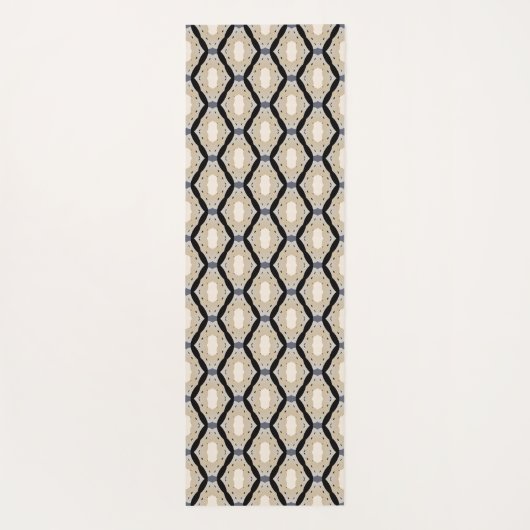Tapis De Yoga Zig Zag Design  (Dos)