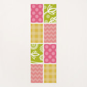 Tapis De Yoga Zigzag, Chevron, Pois, En vichy, Patchwork (Devant)