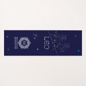 Tapis De Yoga Zodiac Constellation Leo (Devant (Horizontal))