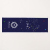 Tapis De Yoga Zodiac Constellation Virgo (Devant (Horizontal))