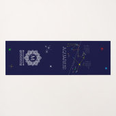 Tapis De Yoga Zodiaque Aquarius (Dos (Horizontal))