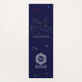 Tapis De Yoga Zodiaque Aquarius (Dos)