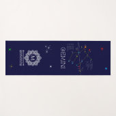 Tapis De Yoga Zodiaque Gemini (Devant (Horizontal))
