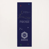 Tapis De Yoga Zodiaque Pisces (Dos)