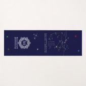 Tapis De Yoga Zodiaque Sagittarius (Devant (Horizontal))
