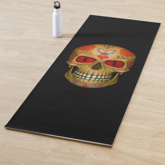 Tapis De Yoga Zombie à sucre rouge (En situation)