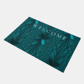 Tapis décoratif Turquoise (Incliné)