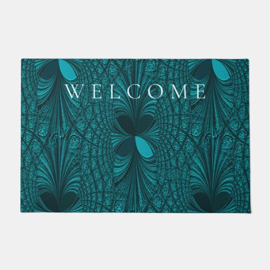 Tapis décoratif Turquoise (Devant)