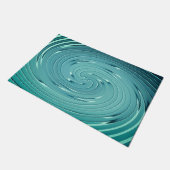 Tapis décoratif turquoise (Incliné)