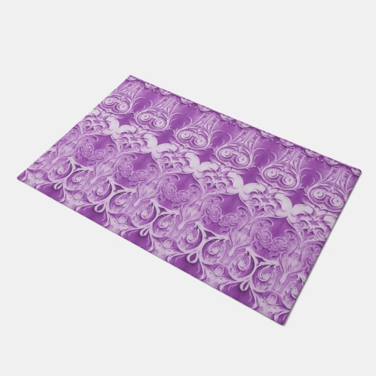 Tapis décoratif violet (Incliné)
