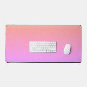 Tapis Dégradé Sunset - Rose & Or Doux (Clavier et souris)