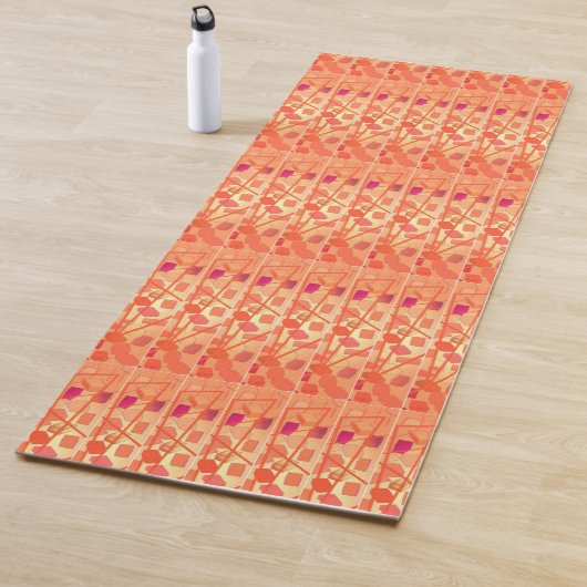 Tapis d'exercice Orange Sunshine (En situation)