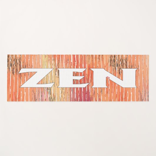 Tapis d'exercice Zen white reeds (Devant (Horizontal))