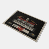 Tapis d'instrument Studio, Cadeau pour les méloman (Incliné)